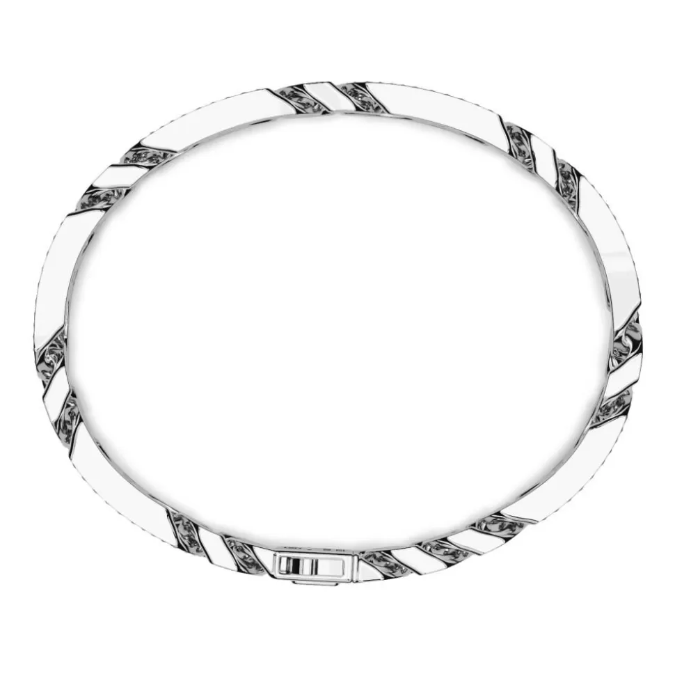 Bracelet Gourmette Zancan En Argent Avec Pierres.^Zancan Gioielli Outlet