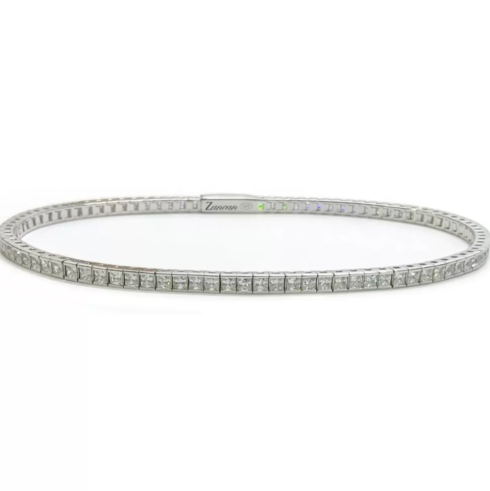 Bracelet Tennis Zancan En Argent Et Zircons.^Zancan Gioielli Discount