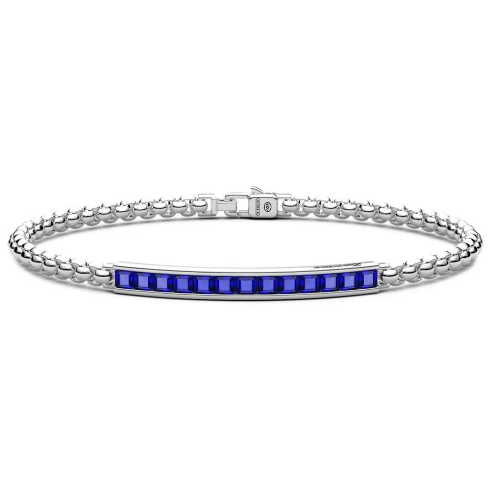 Bracelet Zancan En Argent Avec Plaque Centrale.^Zancan Gioielli Online