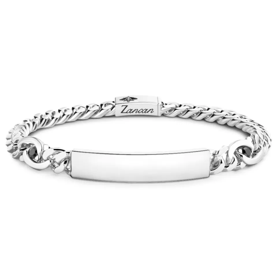 Bracelet Zancan En Argent Avec Plaque Centrale.^Zancan Gioielli Cheap