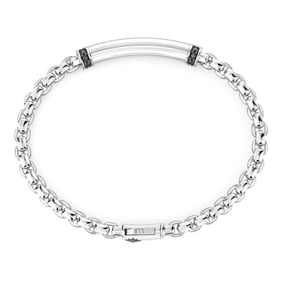 Bracelet Zancan En Argent Avec Plaque Centrale.^Zancan Gioielli Store