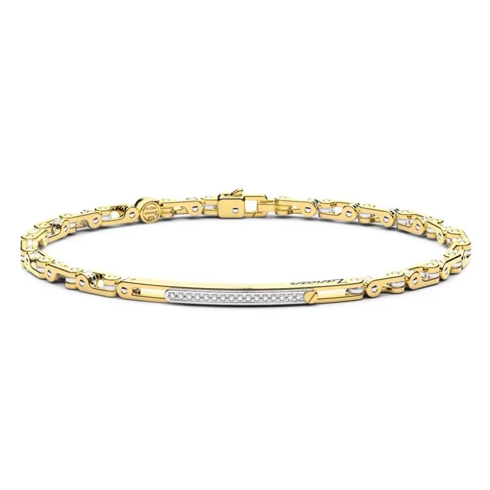 Bracelet Zancan En Or 18 Carats Avec Diamants.^Zancan Gioielli Store