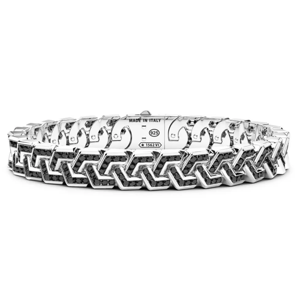 Bracelet Zancan Maille Seule En Argent Avec Pierres.^Zancan Gioielli Sale