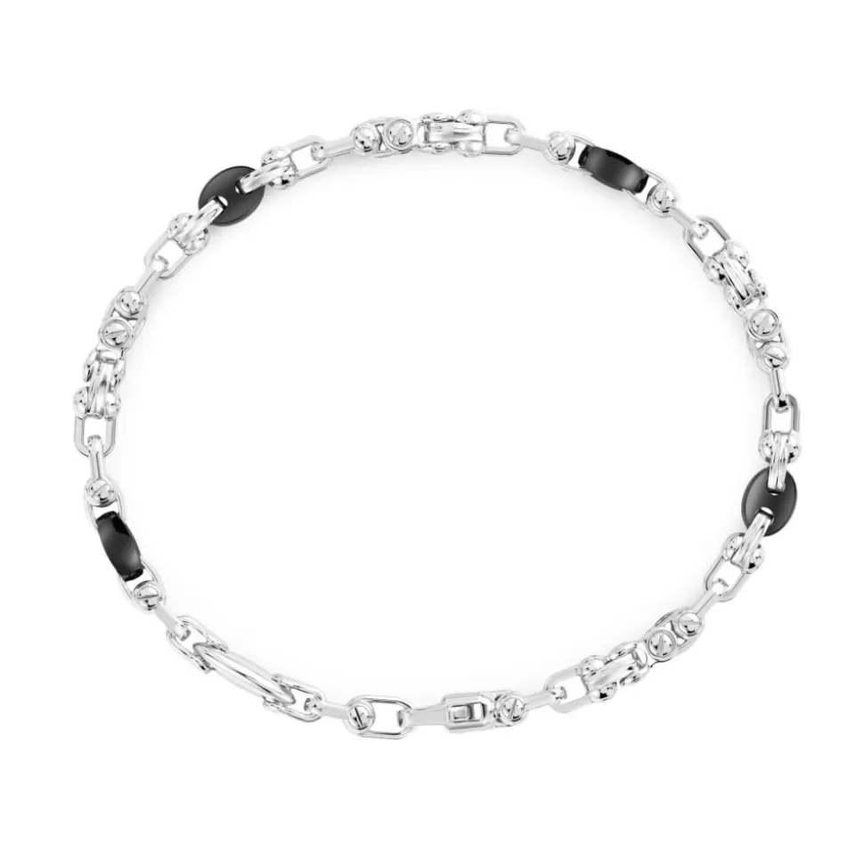 Bracelet Zancan Maille Seule En Argent Et Ceramique.^Zancan Gioielli New