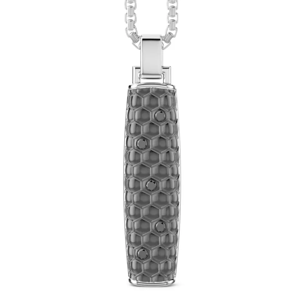 Collier Zancan En Argent Avec Pendentif Baguette.^Zancan Gioielli Shop