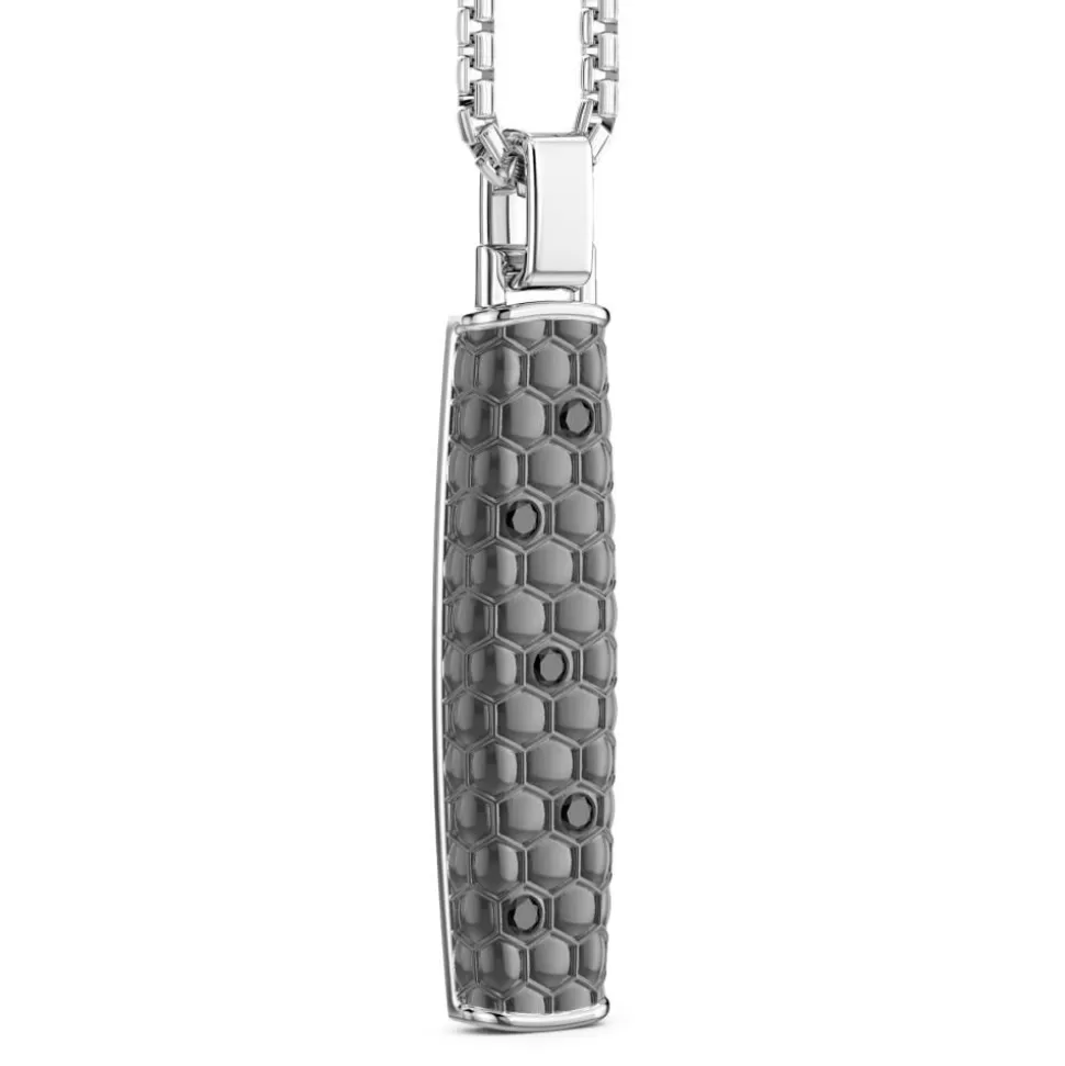 Collier Zancan En Argent Avec Pendentif Baguette.^Zancan Gioielli Shop