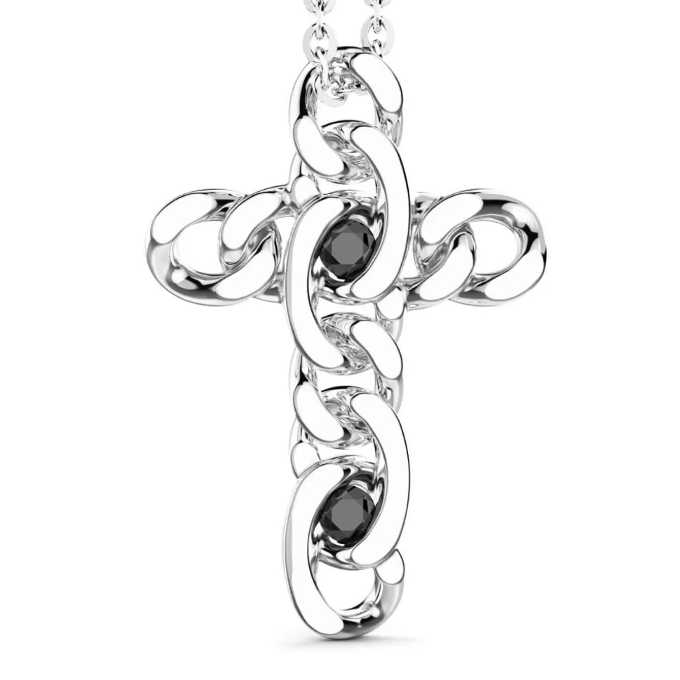 Collier Zancan En Argent Avec Pendentif Croix.^Zancan Gioielli Flash Sale