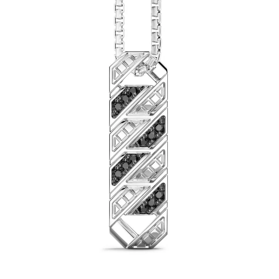 Collier Zancan En Argent Avec Pendentif Plaque Et Pierres.^Zancan Gioielli Flash Sale