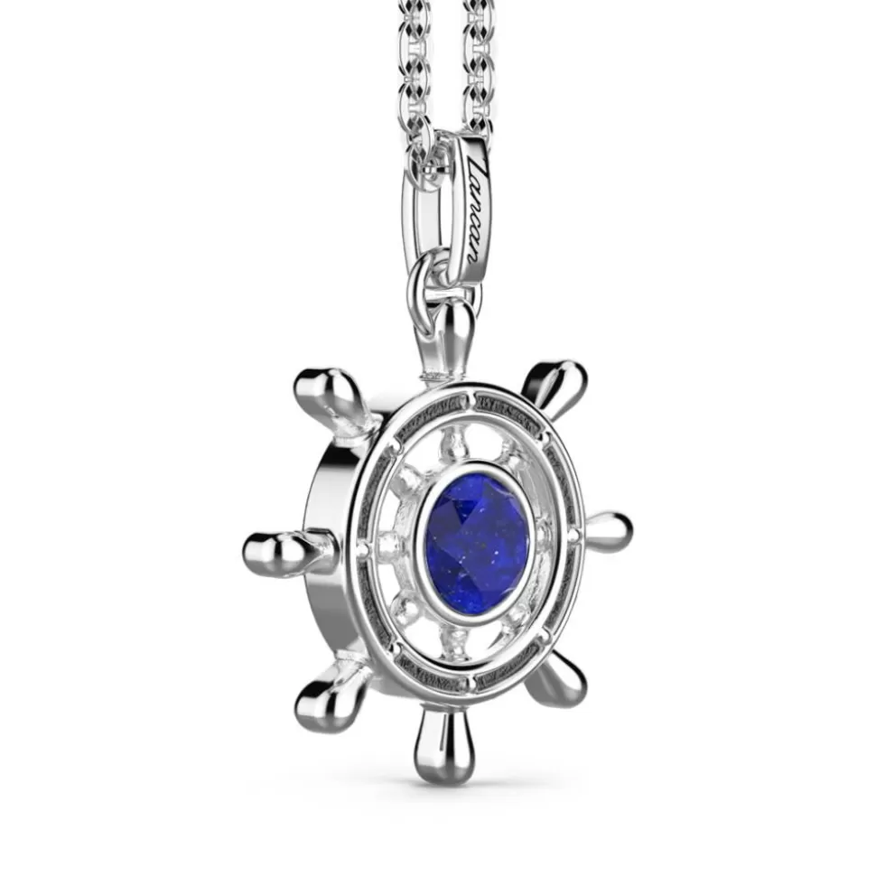 Necklace With Lapis Lazuli On Helm Pendant^Zancan Gioielli Sale