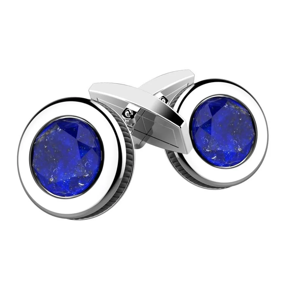 Silver Cufflinks With Lapis Lazuli.^Zancan Gioielli Flash Sale