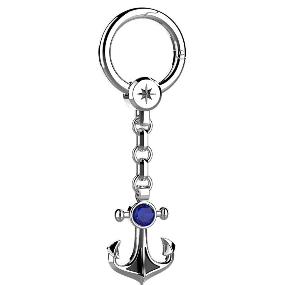 Silver Keychain With Anchor^Zancan Gioielli Sale