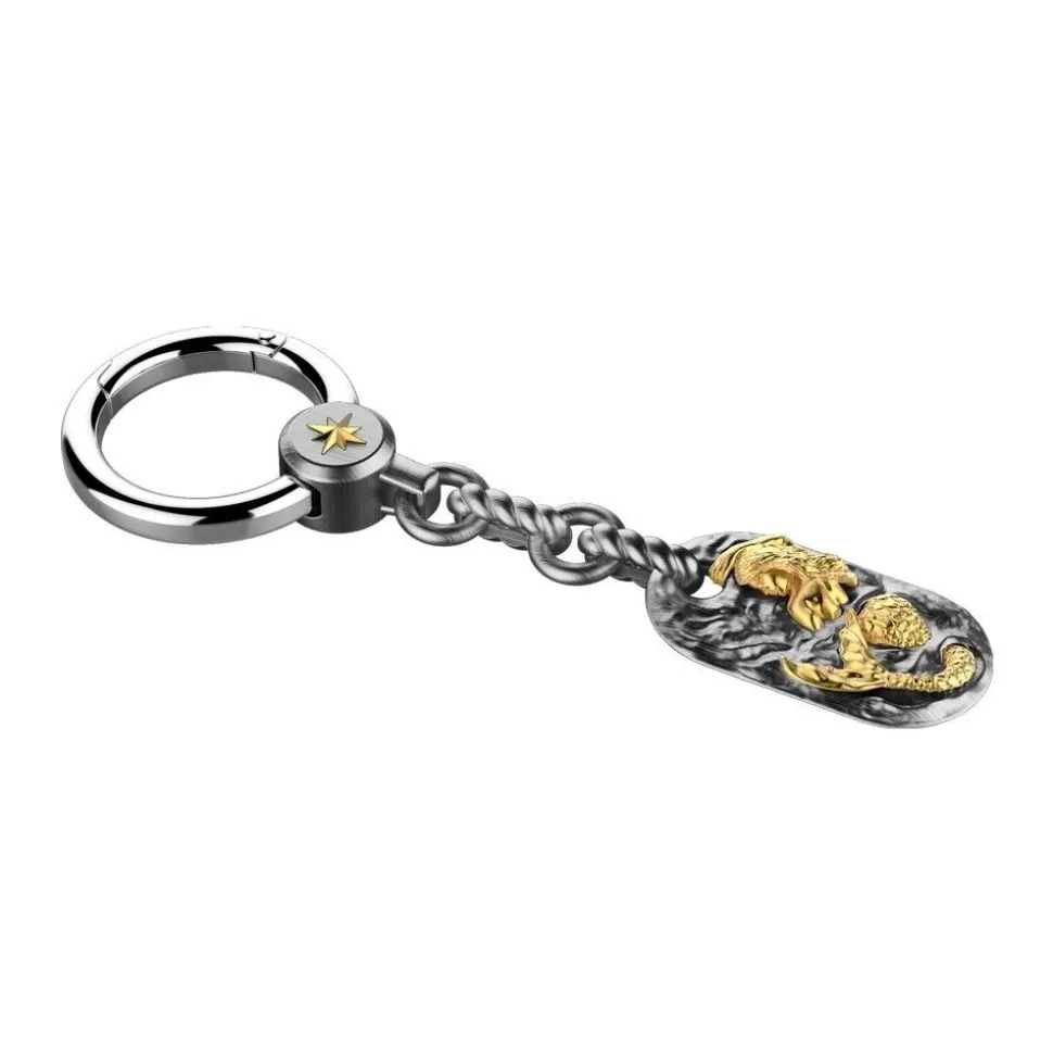 Silver Keychain With Mermaid.^Zancan Gioielli Cheap