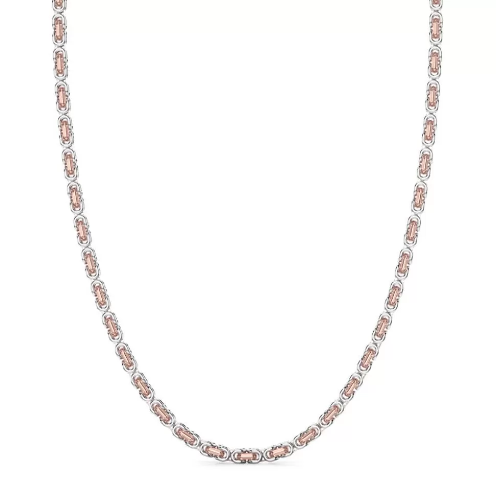 Zancan 18K Rose Gold And Silver Necklace.^Zancan Gioielli Fashion