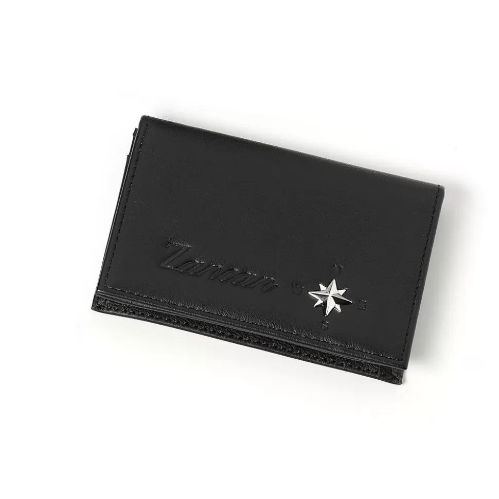 Zancan Black Leather Document Case.^Zancan Gioielli New