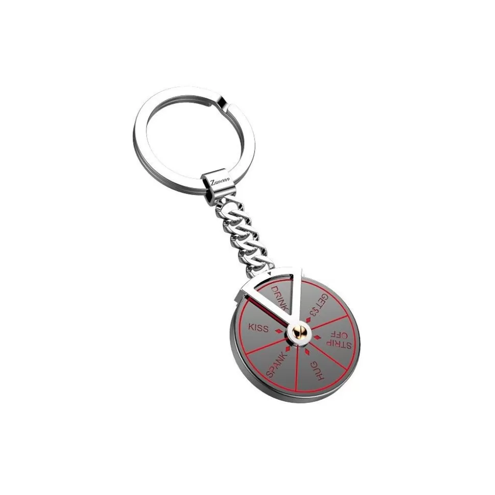 Zancan Black Steel Keychain With Roulette^Zancan Gioielli Flash Sale