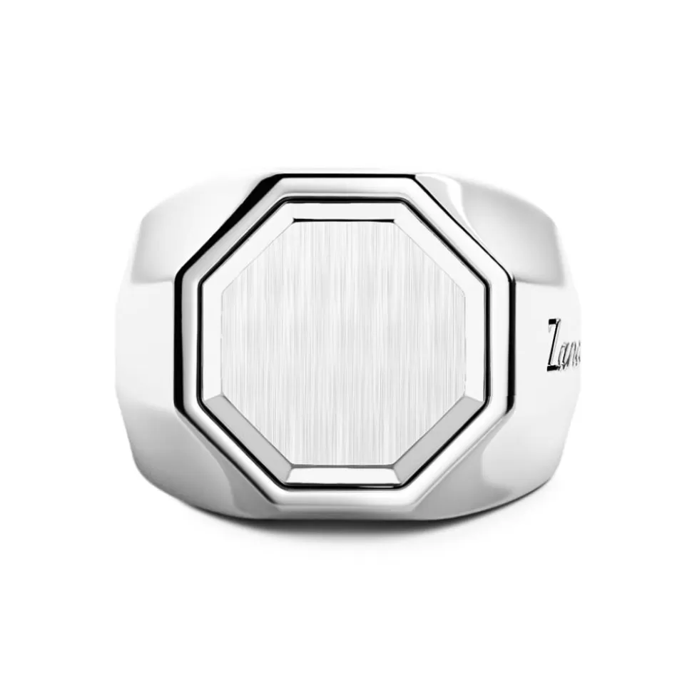 Zancan Blocky Silver Signet Ring.^Zancan Gioielli Flash Sale