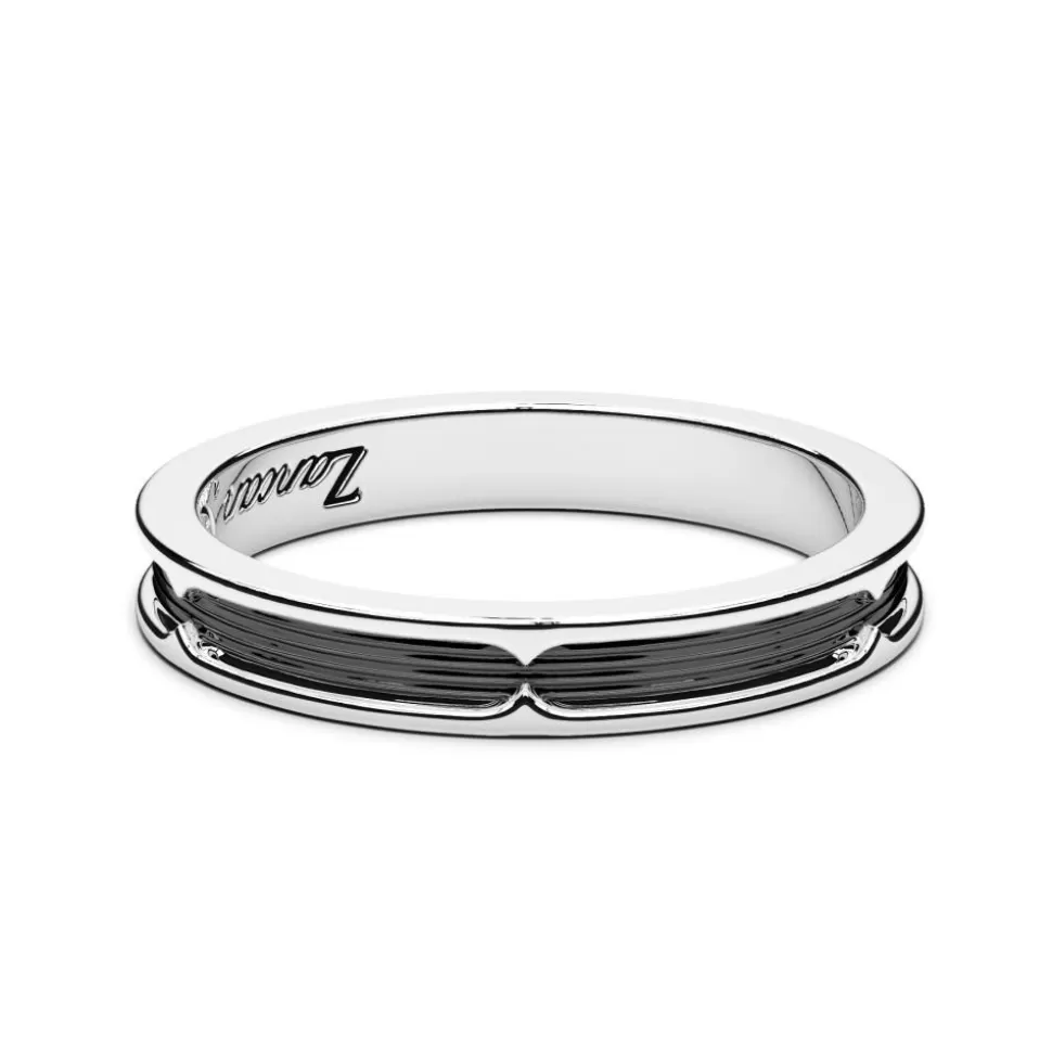 Zancan Burnished Silver Band Ring.^Zancan Gioielli Sale