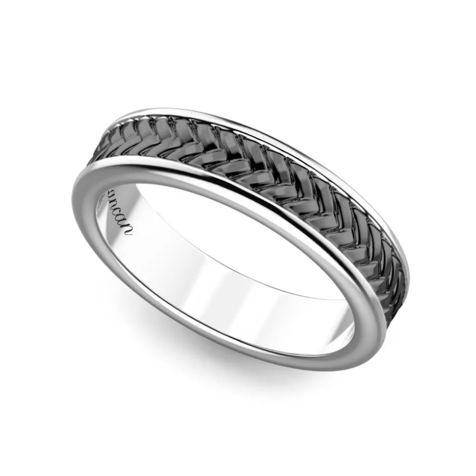 Zancan Burnished Silver Band Ring.^Zancan Gioielli Cheap