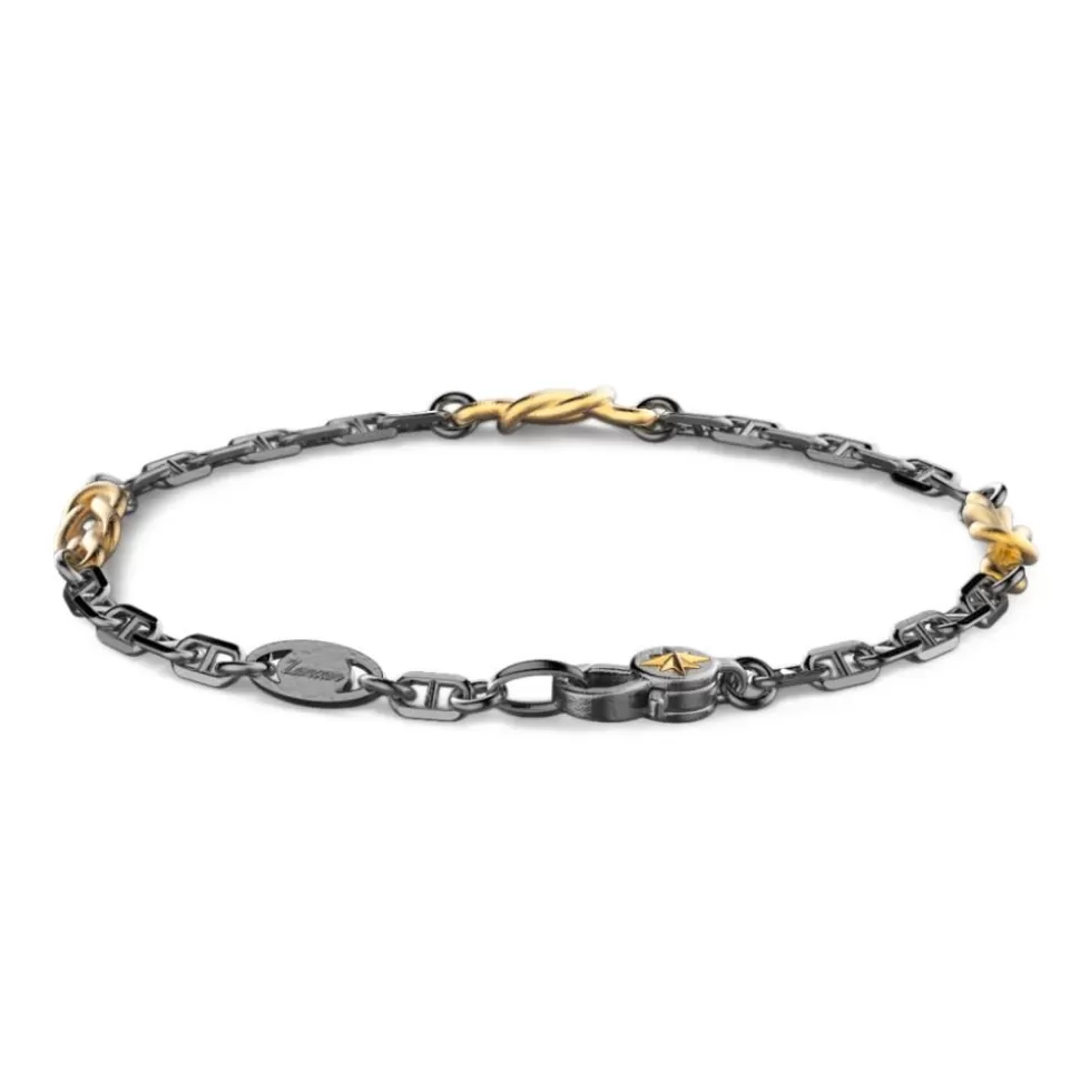 Zancan Burnished Silver Bracelet With Marine Knots.^Zancan Gioielli Sale