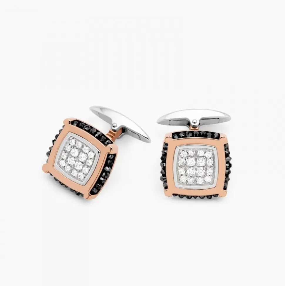 Zancan Gold And Diamond Cufflinks.^Zancan Gioielli Fashion