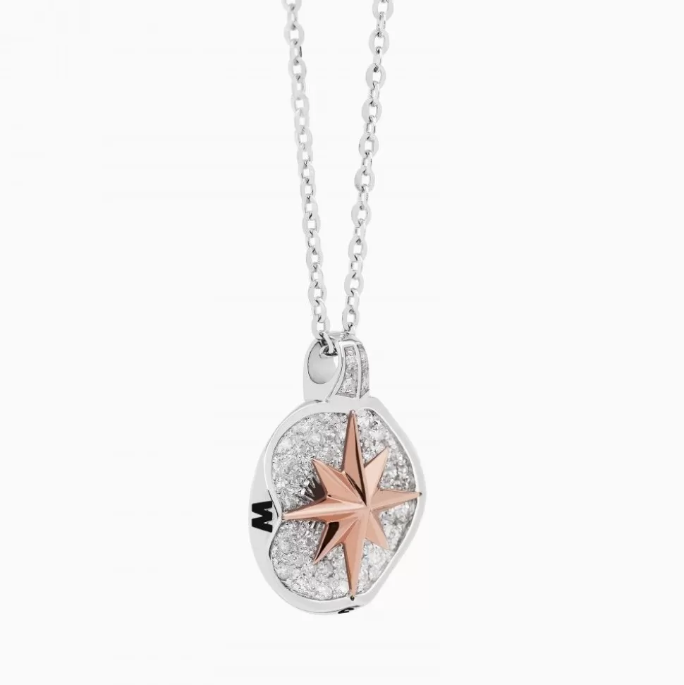 Zancan Gold Necklace With Wind Rose Pendant And Diamonds.^Zancan Gioielli Cheap