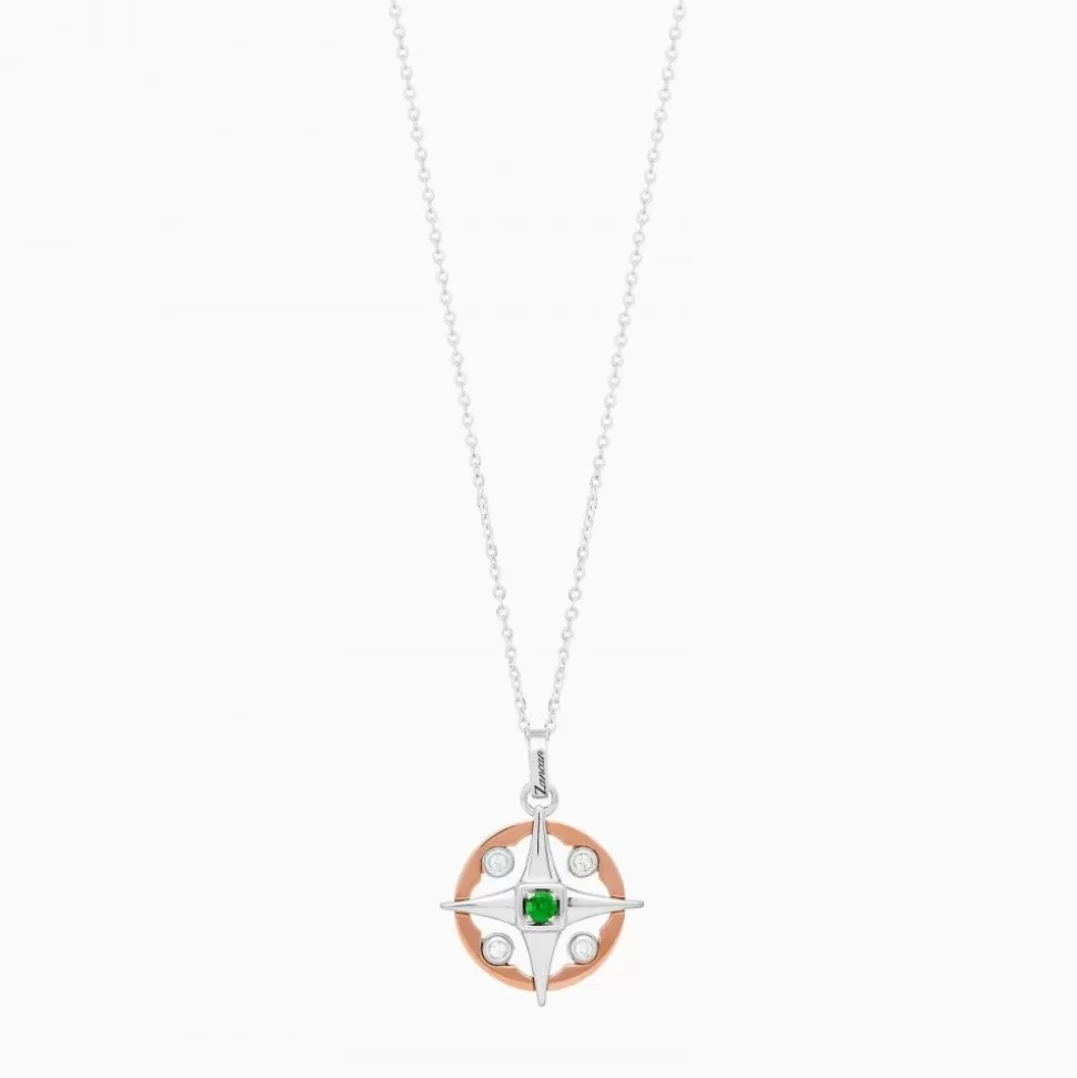 Zancan Gold Necklace With Wind Rose Pendant And Diamonds.^Zancan Gioielli Flash Sale