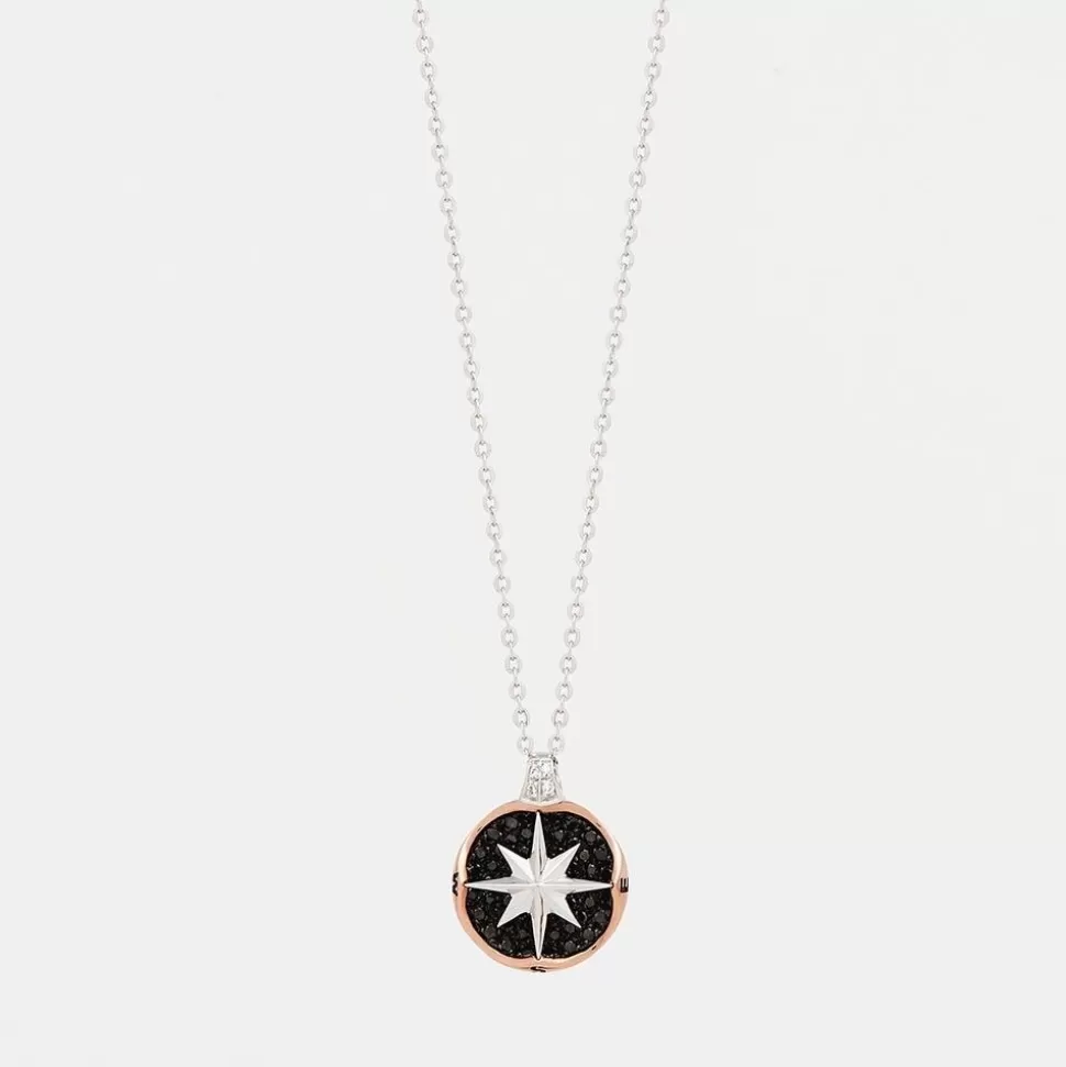 Zancan Gold Necklace With Wind Rose Pendant And Diamonds.^Zancan Gioielli Cheap