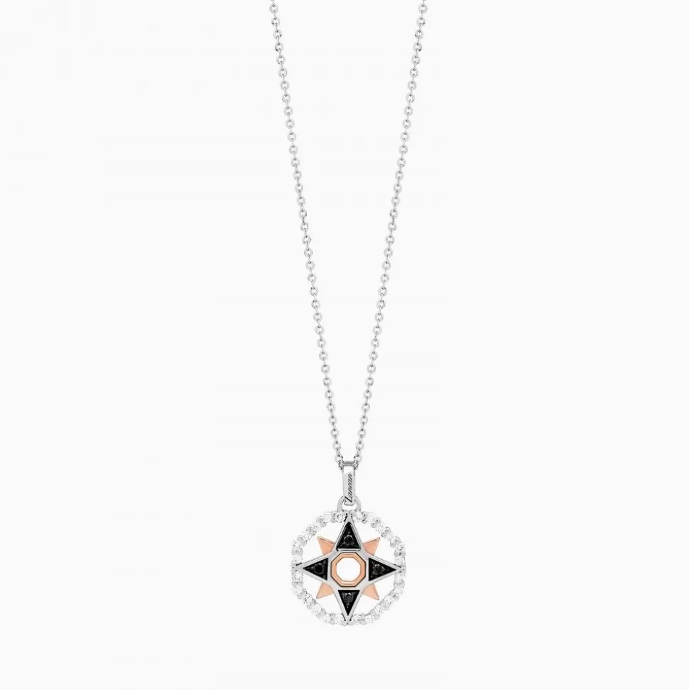 Zancan Gold Necklace With Wind Rose Pendant And Diamonds.^Zancan Gioielli Hot