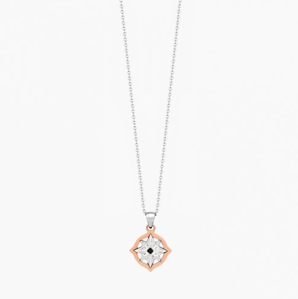 Zancan Gold Necklace With Wind Rose Pendant And Diamonds.^Zancan Gioielli Best