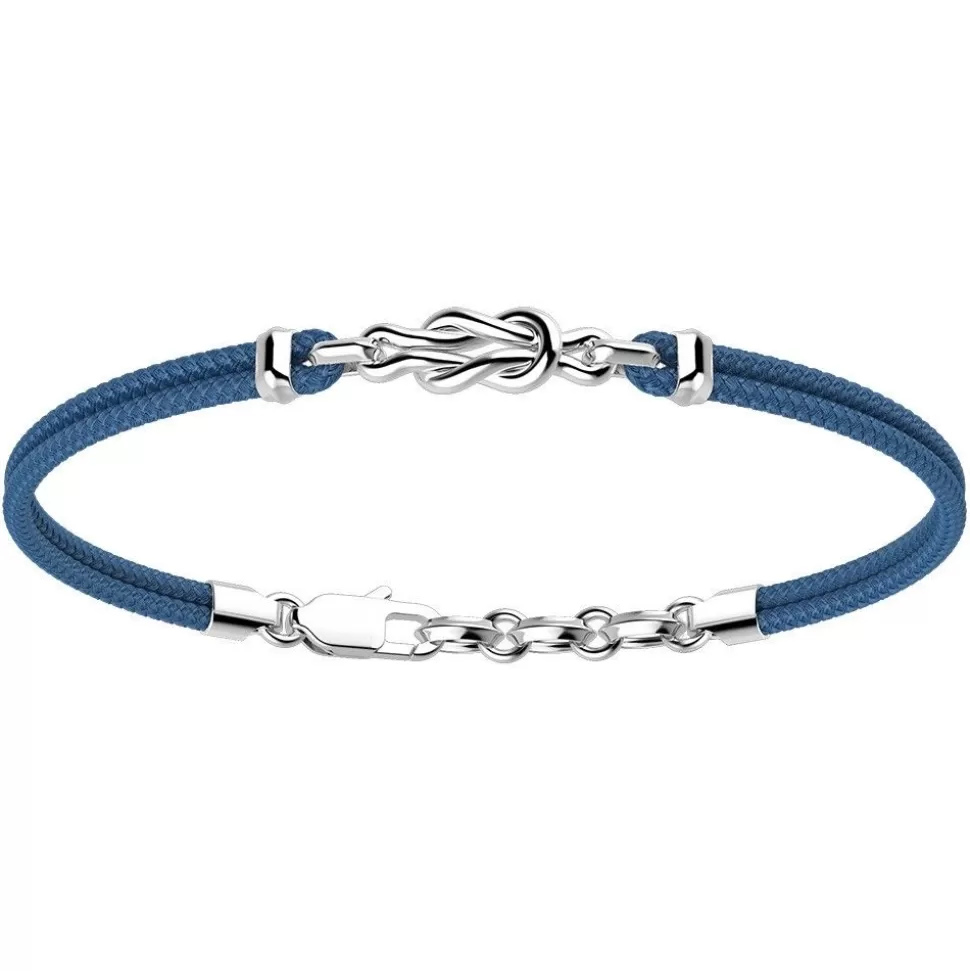 Zancan Kevlar Bracelet With Silver Knot.^Zancan Gioielli Shop