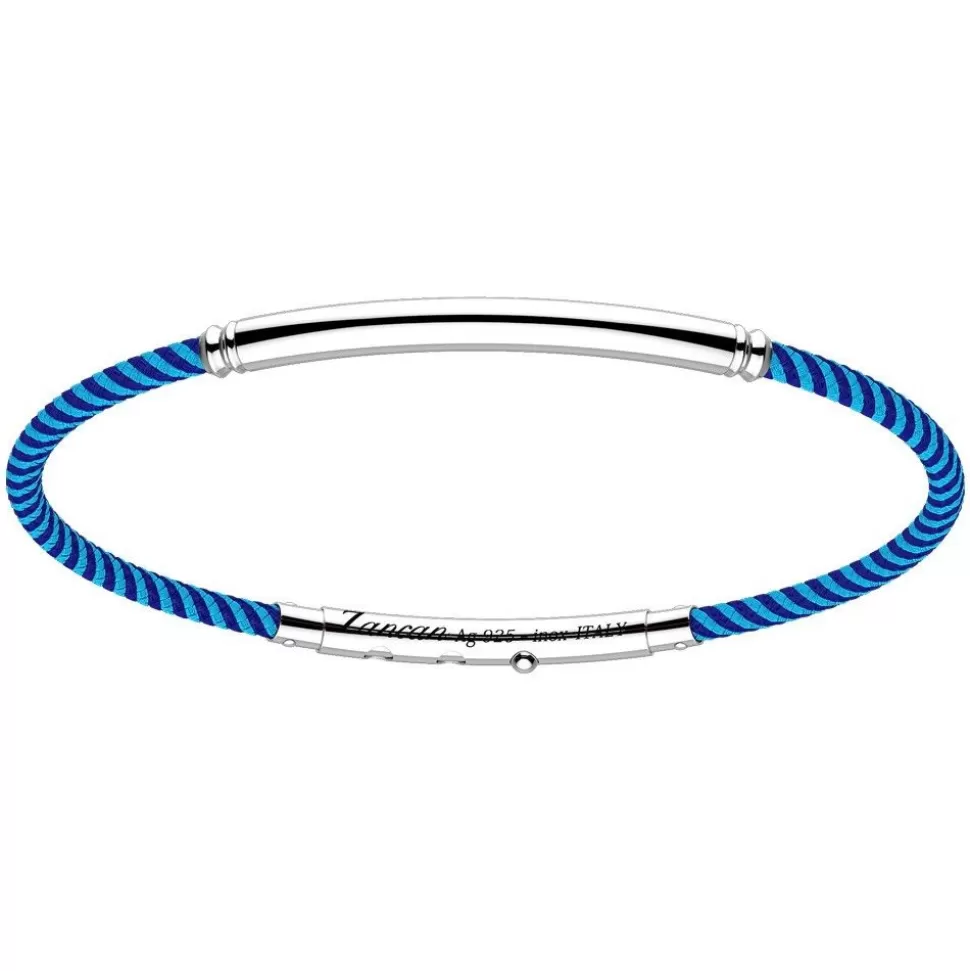 Zancan Kevlar Bracelet With Silver Tag.^Zancan Gioielli Flash Sale