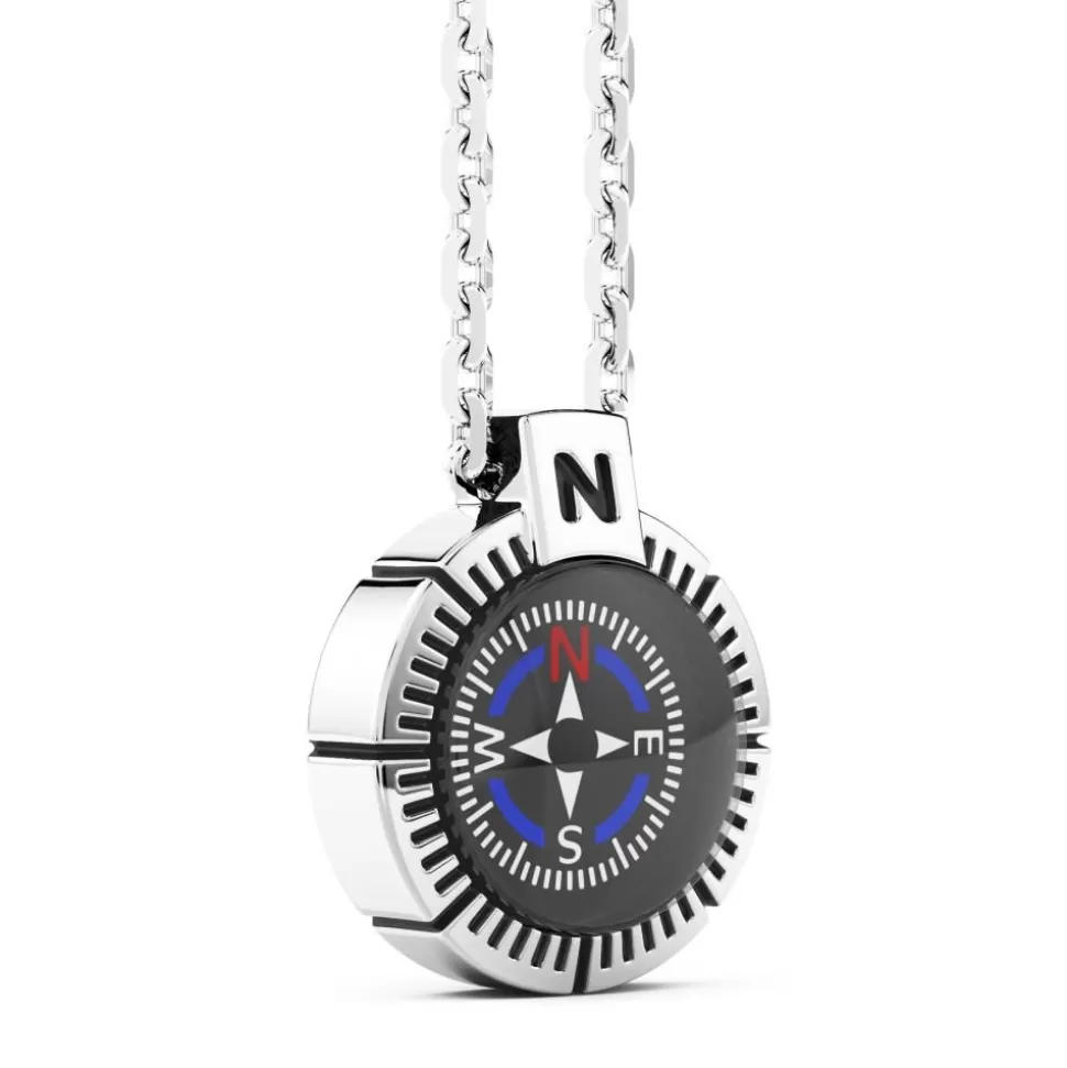 Zancan Necklace With Silver Compass.^Zancan Gioielli Flash Sale