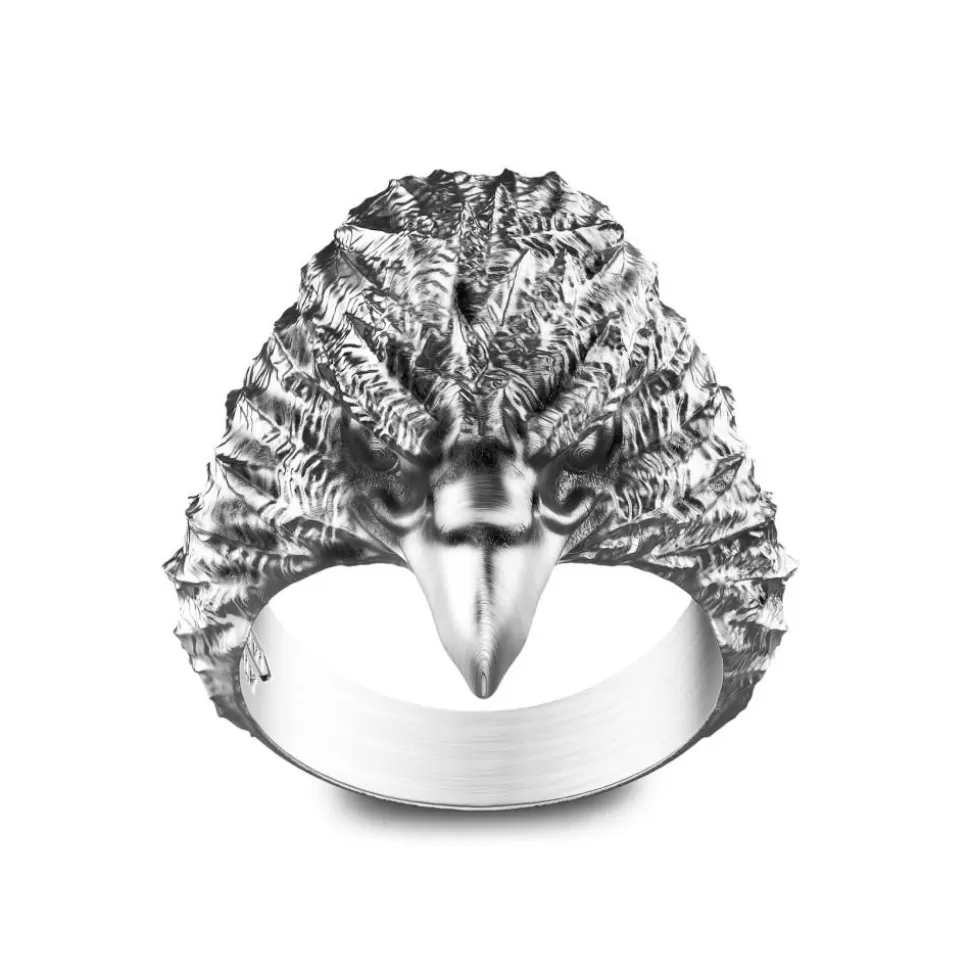 Zancan Ring With Silver Eagle.^Zancan Gioielli Best