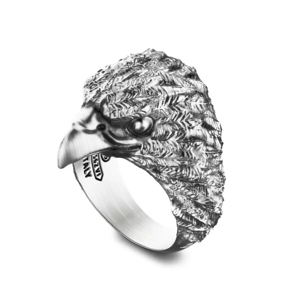 Zancan Ring With Silver Eagle.^Zancan Gioielli Best