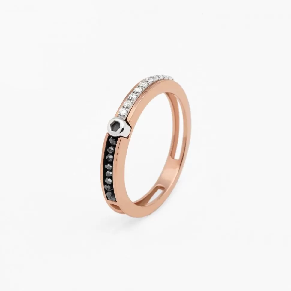 Zancan Rose And White Gold Ring With Diamonds.^Zancan Gioielli Discount