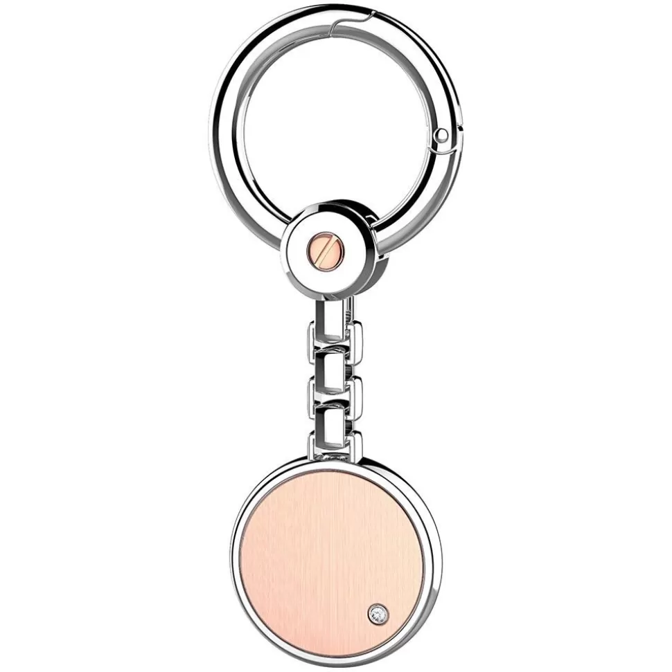 Zancan Silver And 18K Rose Gold Keychain.^Zancan Gioielli New