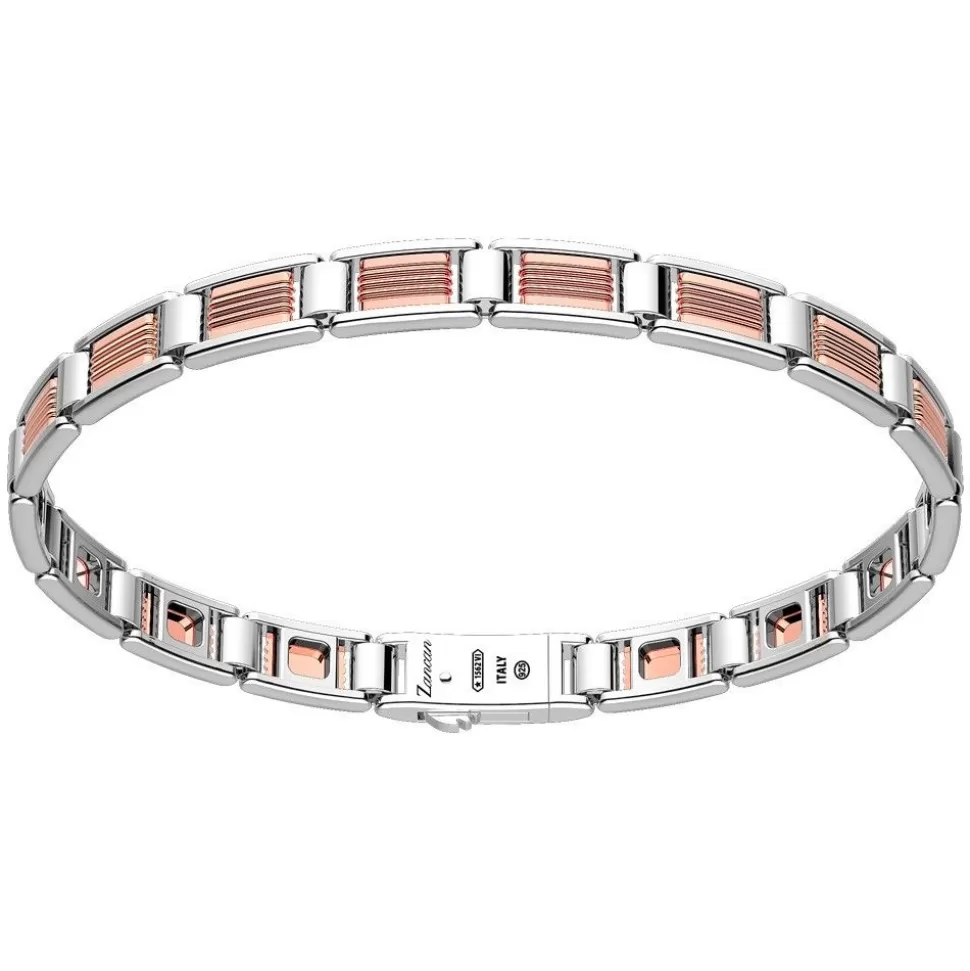 Zancan Silver And 18K Rose Gold Link-Only Bracelet.^Zancan Gioielli Hot