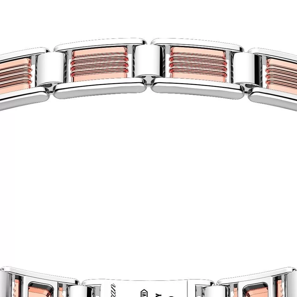 Zancan Silver And 18K Rose Gold Link-Only Bracelet.^Zancan Gioielli Hot