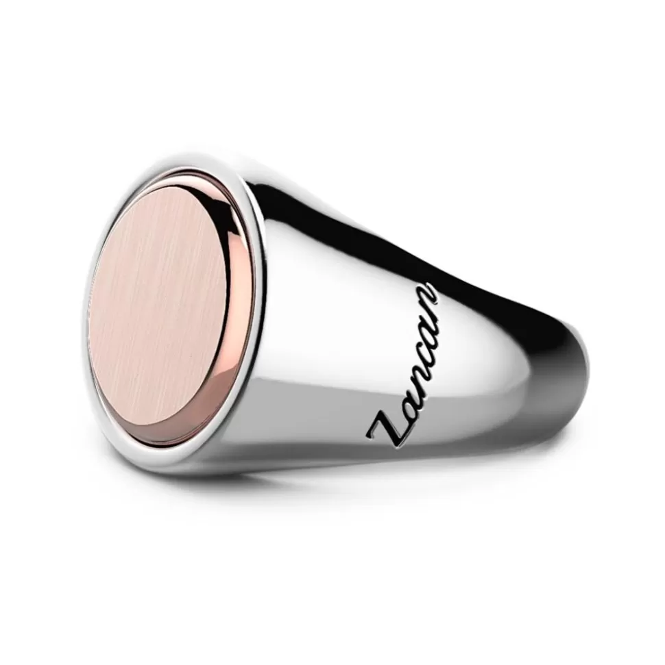 Zancan Silver And Rose Gold Circular Ring.^Zancan Gioielli Sale