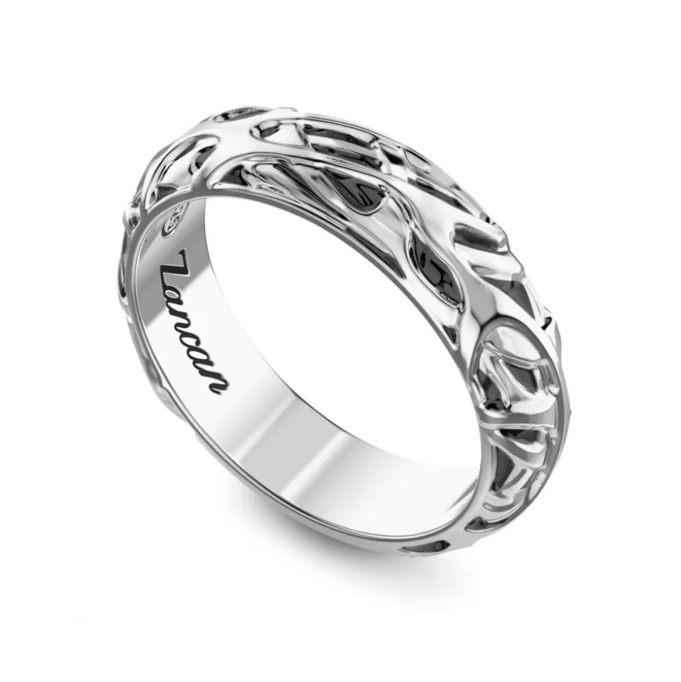 Zancan Silver Band Ring.^Zancan Gioielli New