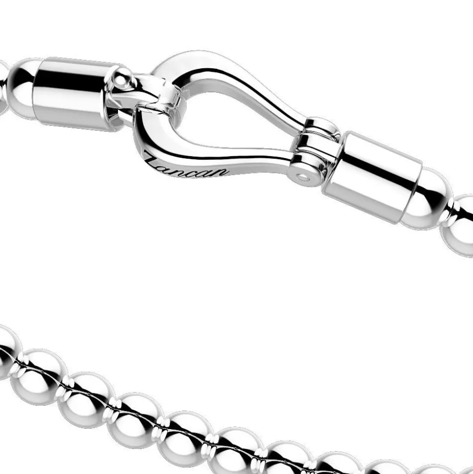 Zancan Silver Beads Bracelet With Lobster Clasp Closure.^Zancan Gioielli Fashion