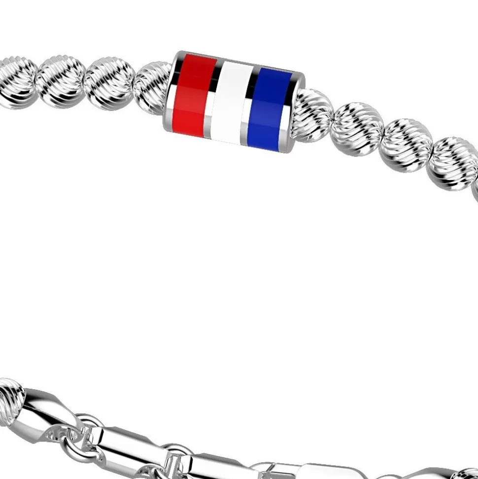 Zancan Silver Beads Bracelet With Nautical Flag.^Zancan Gioielli Best