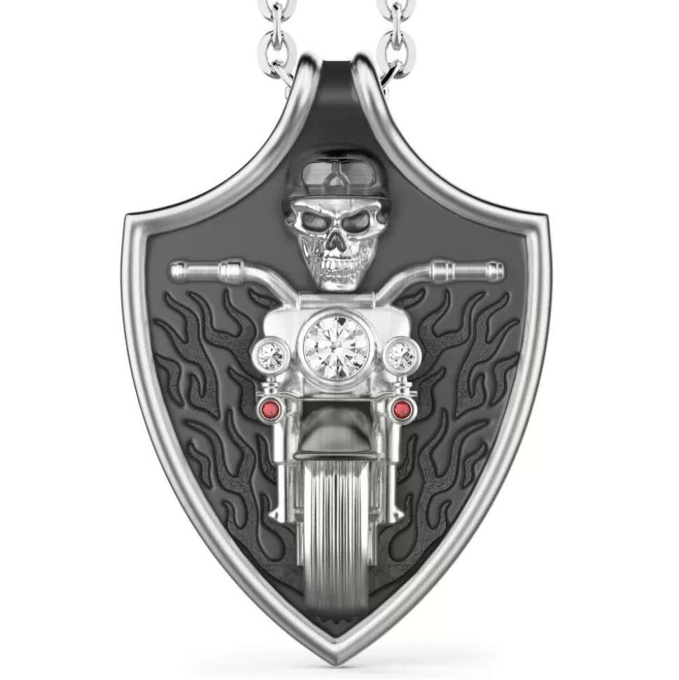 Zancan Silver Biker Necklace.^Zancan Gioielli New