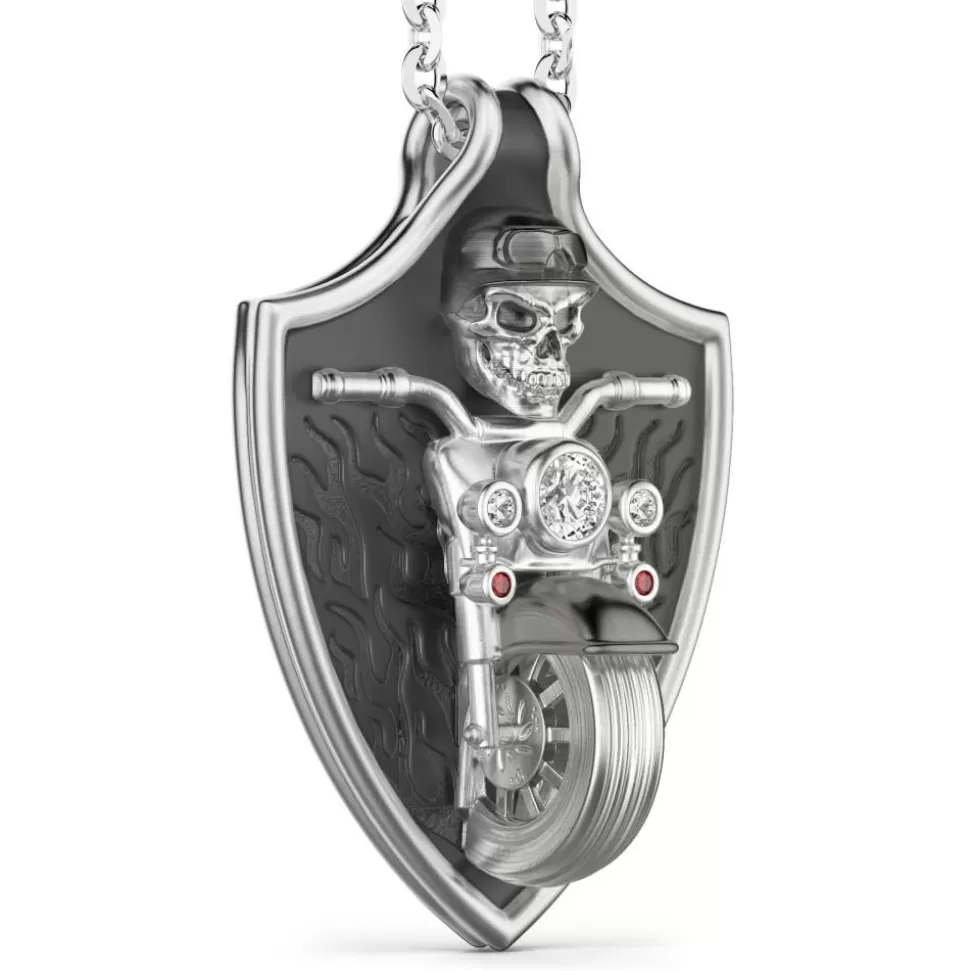 Zancan Silver Biker Necklace.^Zancan Gioielli New