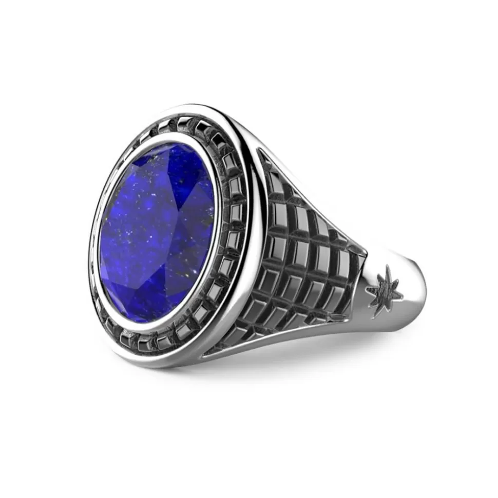 Zancan Silver Blue Stone Ring.^Zancan Gioielli Cheap