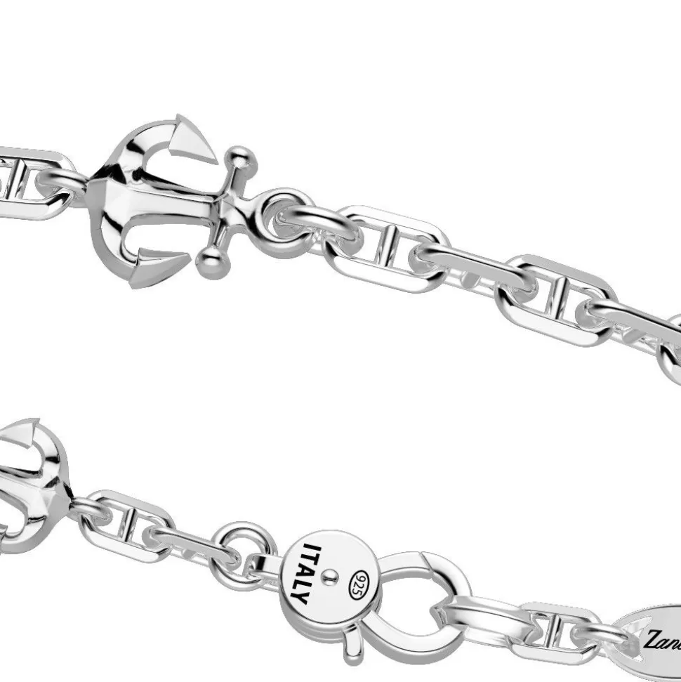 Zancan Silver Bracelet With Anchors.^Zancan Gioielli Online