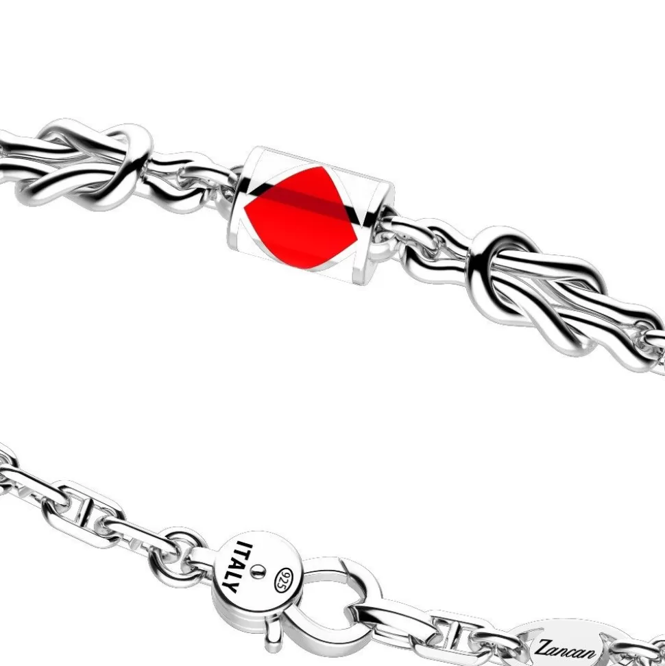 Zancan Silver Bracelet With Nautical Flags.^Zancan Gioielli Shop