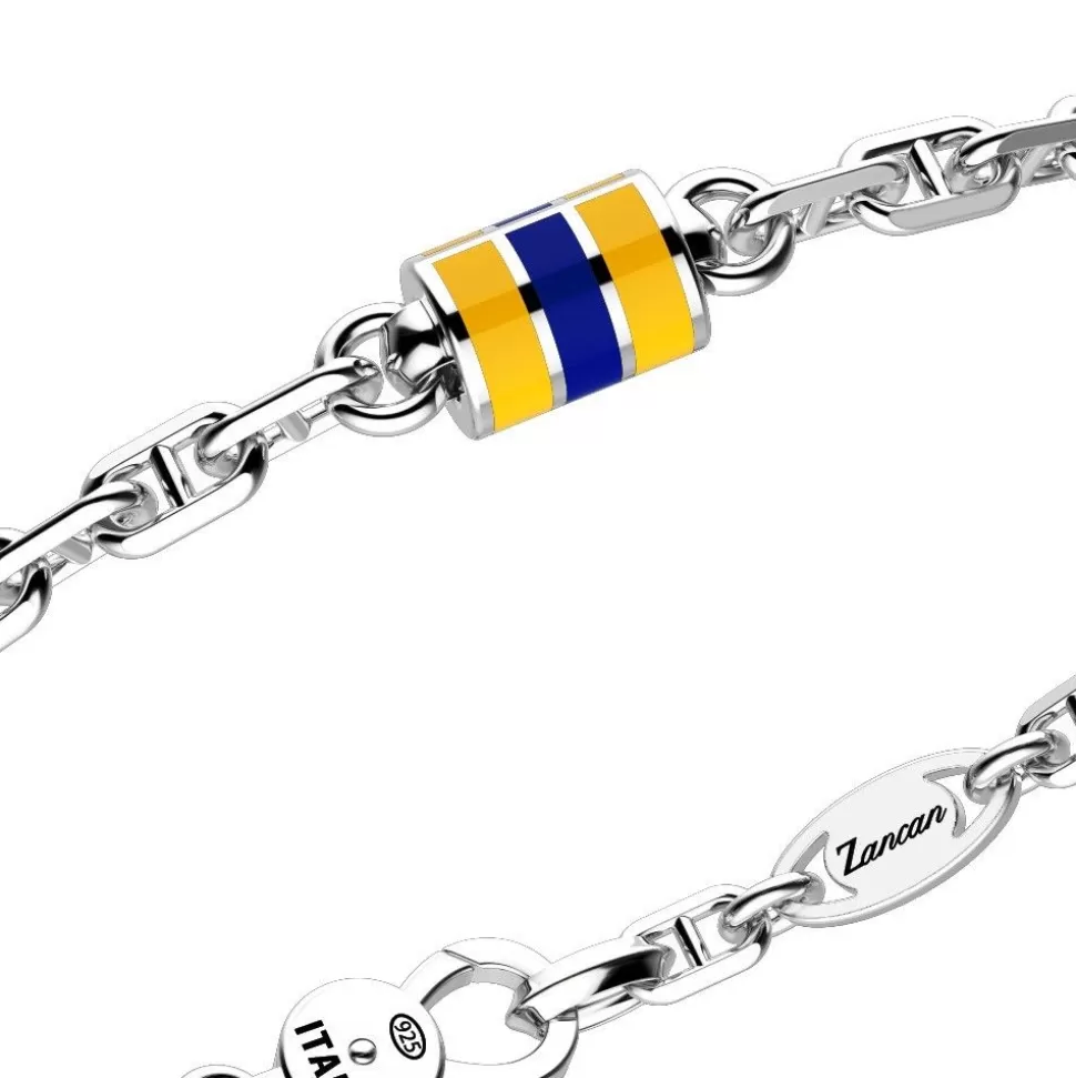 Zancan Silver Bracelet With Nautical Flags.^Zancan Gioielli Store