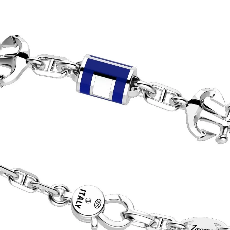 Zancan Silver Bracelet With Nautical Flags.^Zancan Gioielli Outlet