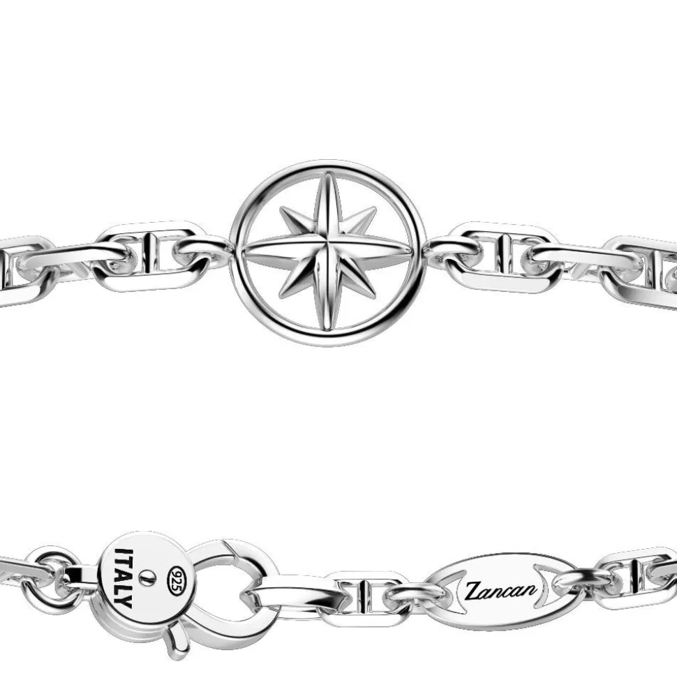 Zancan Silver Bracelet With Wind Rose.^Zancan Gioielli Store